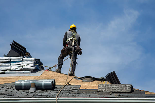 Professional Roof Replacement technician working in Eubank, KY